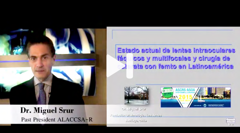 captmiguel Conferencia Especial Estado actual de lentes intraoculares fáquicos, multifocales y cirugía de catarata en femto en Latinoamérica